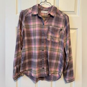 Abercrombie Kids Super Soft Plaid Flannel Button Down